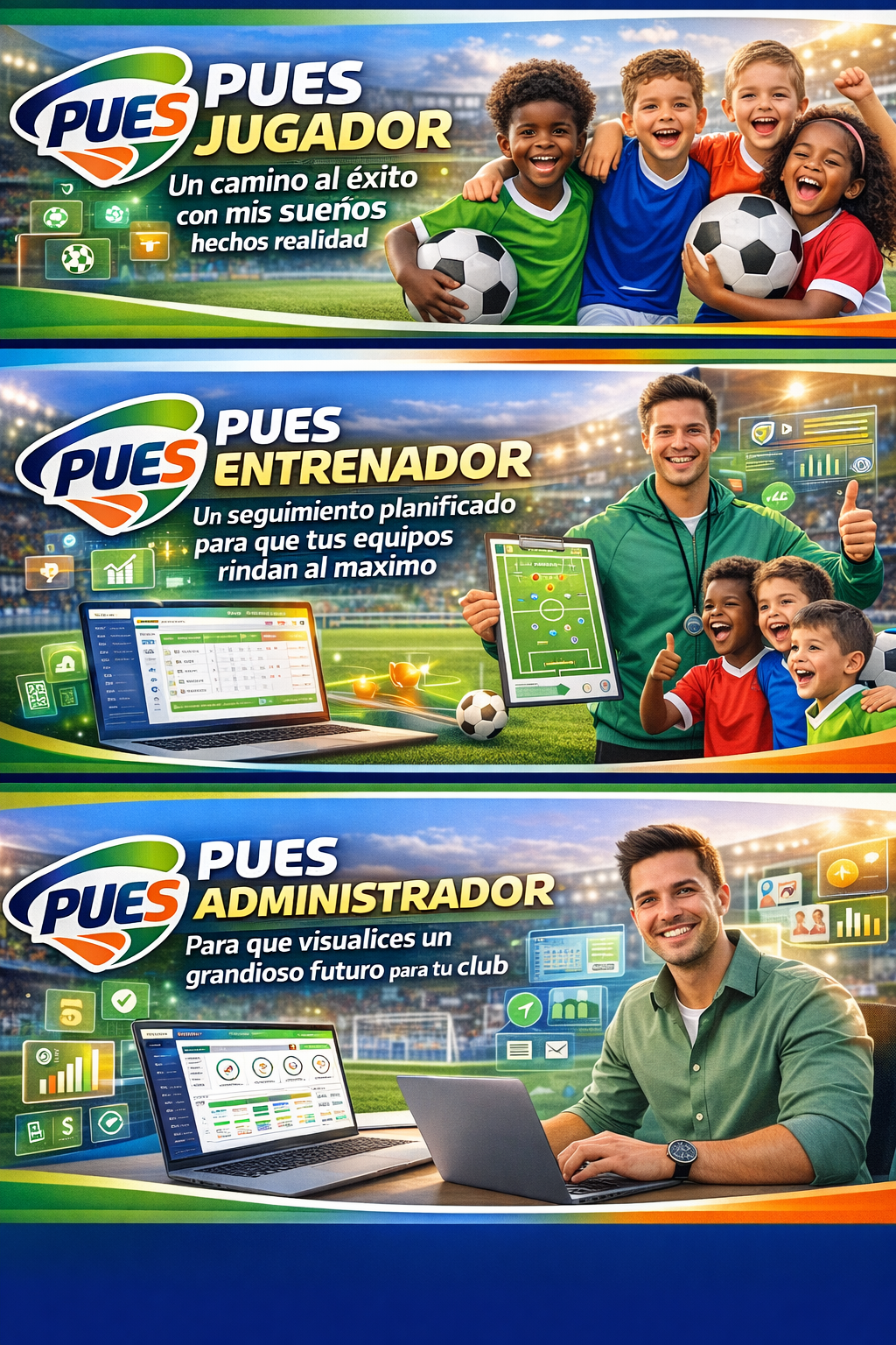 PCM - Módulos administrador, entrenador y jugador